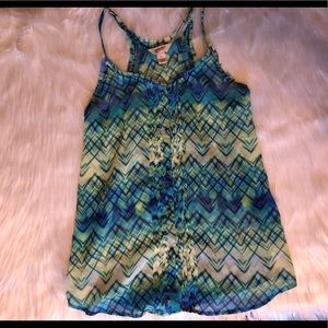 Patterned tank top